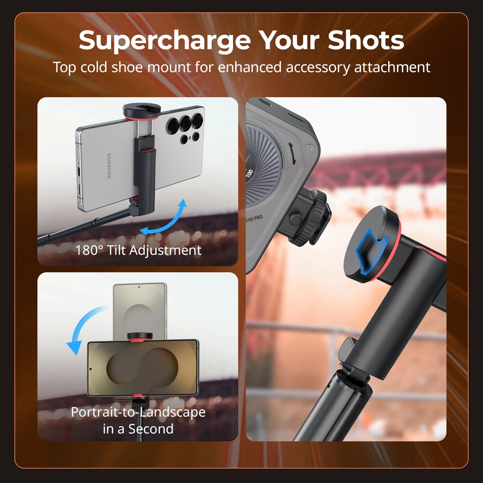 SmallRig x Drex Lee Boom ST30 One-Touch Deploy Selfie Stick Tripod