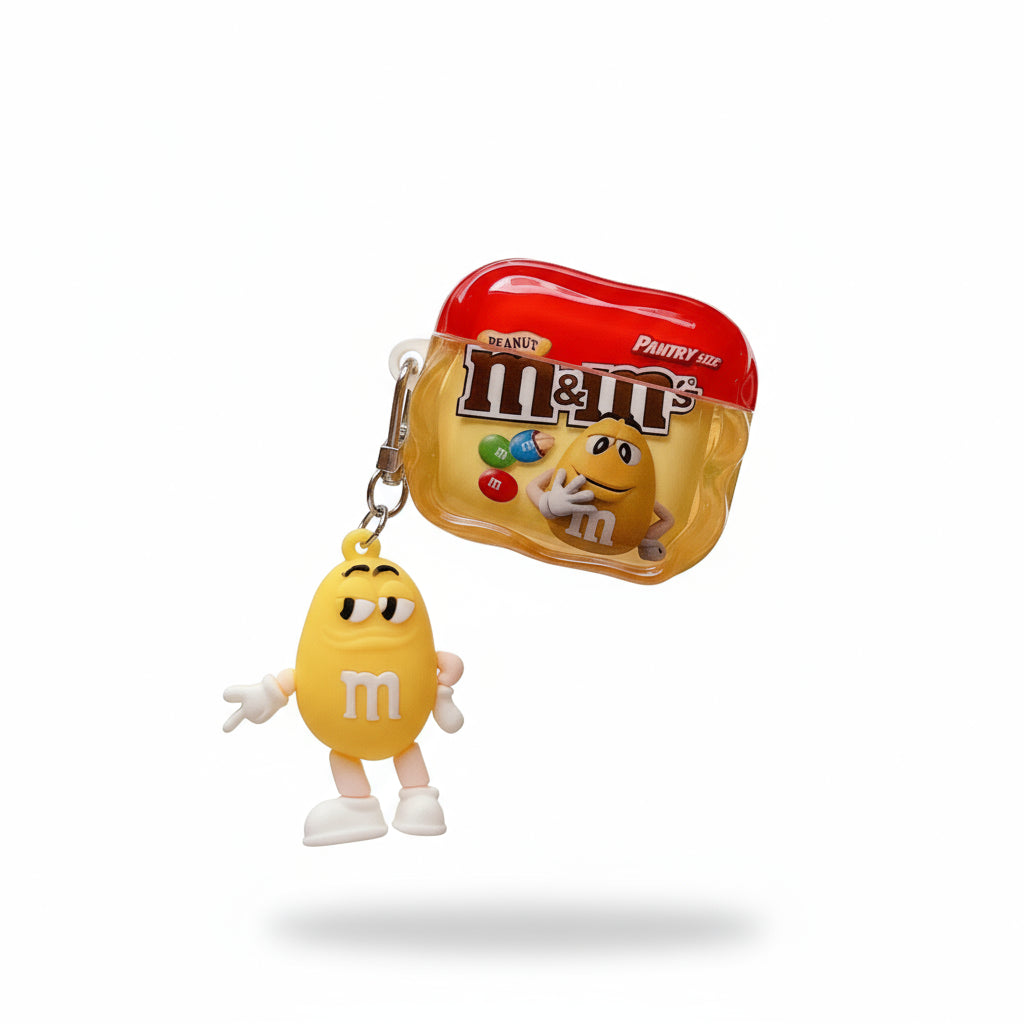 Protective AirPods Case Fun Food Design with Pendant