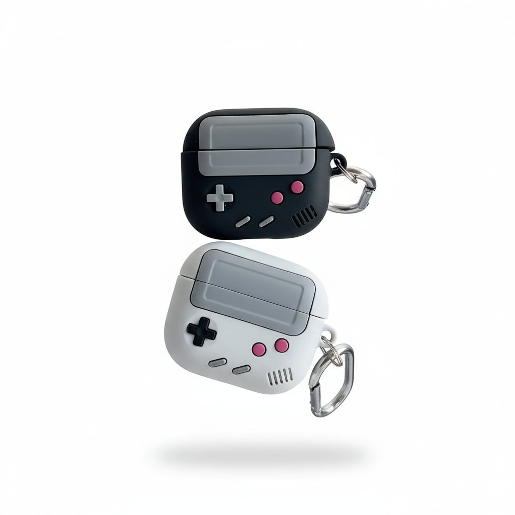 Retro Gameboy AirPods Case 3D Silicone