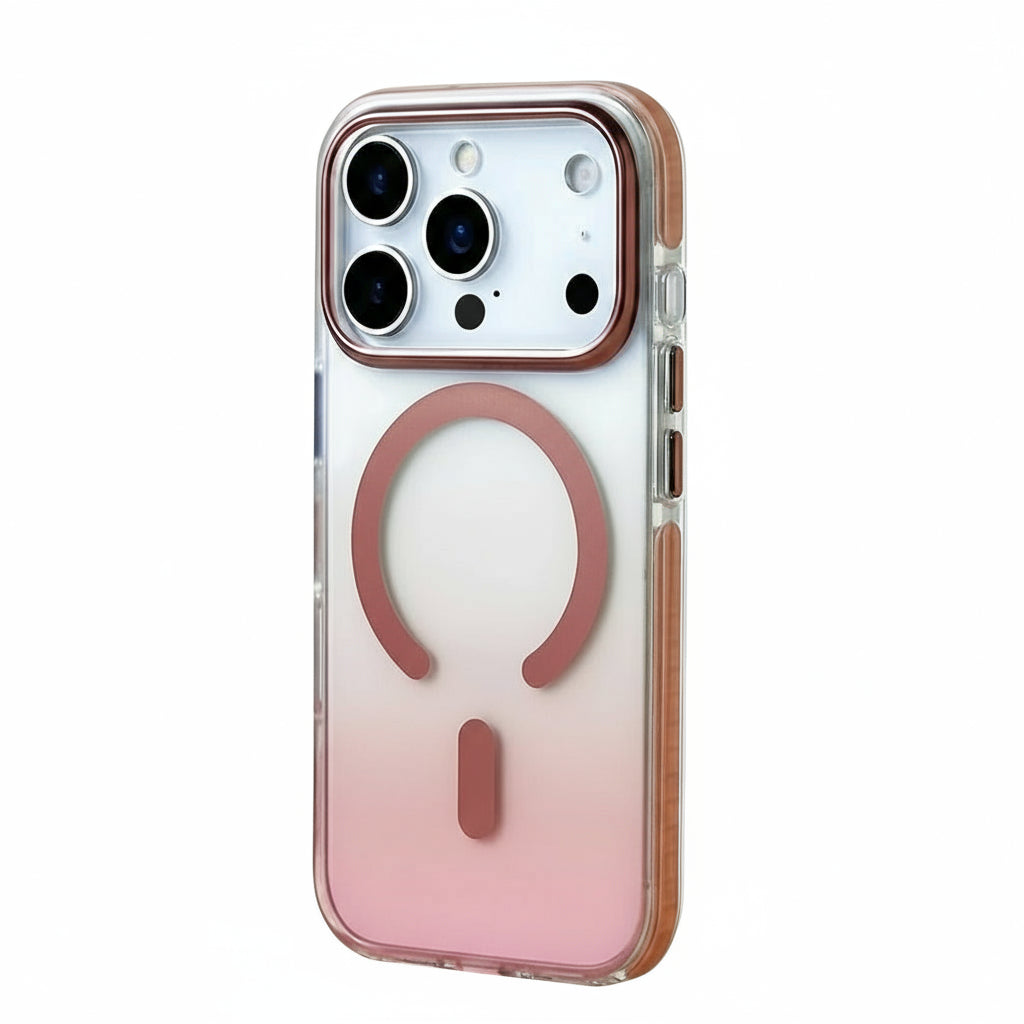Luxury Case Matte Clear Magnetic Shockproof for iPhone
