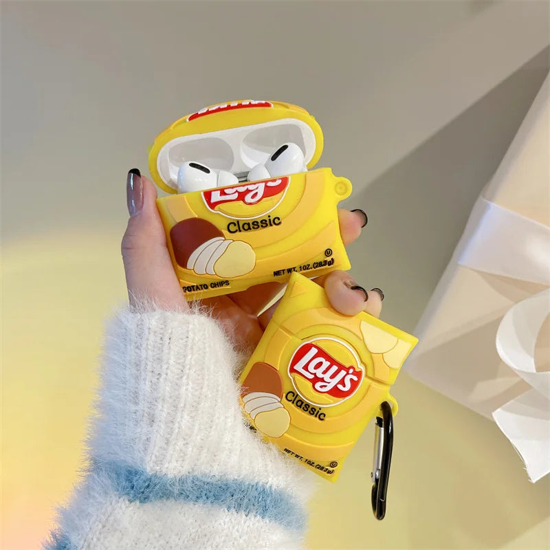 AirPods Case Pro 3D Potato Chips Silicone