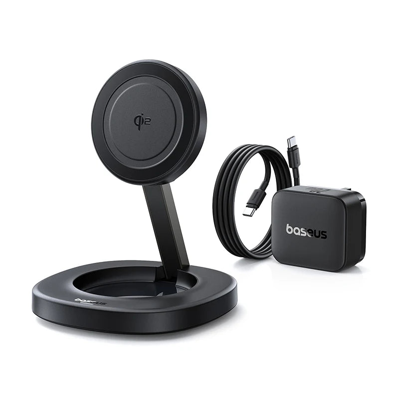 Baseus Qi2 15W Foldable Wireless Charger Stand Magnetic