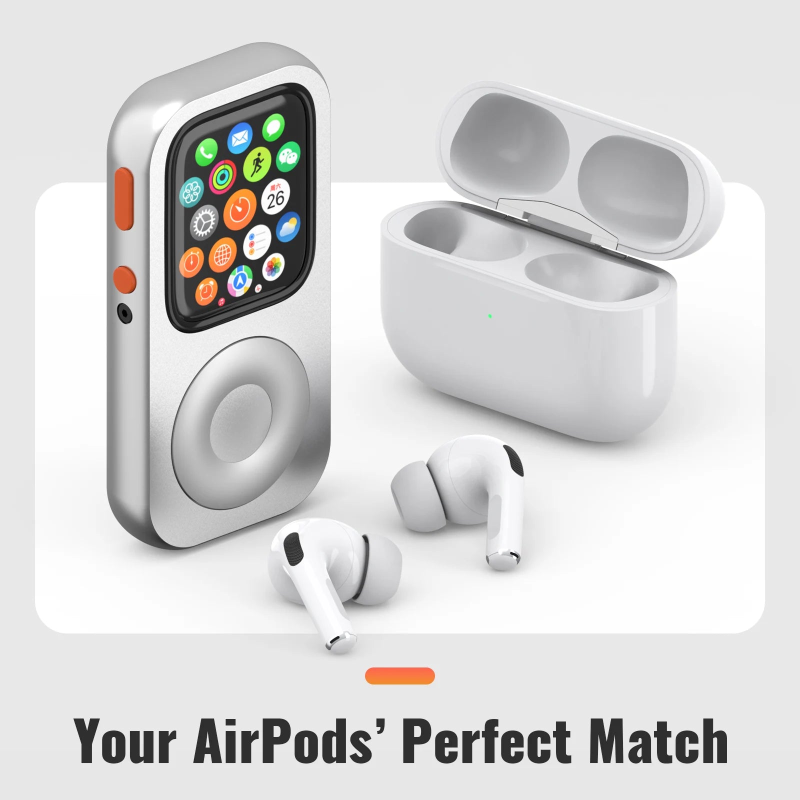 RePod Aluminum Cover for Apple Watch Retro