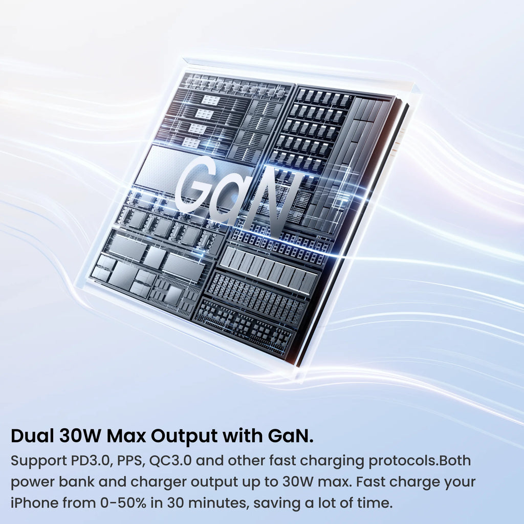 SHARGE 3-in-1 Portable Power Bank 30W