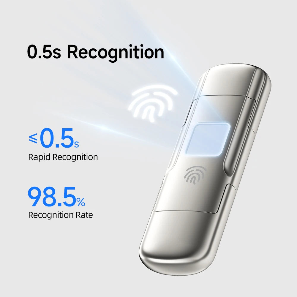 MOVESPEED Fingerprint Encrypted SSD Flash Drive USB 3.2