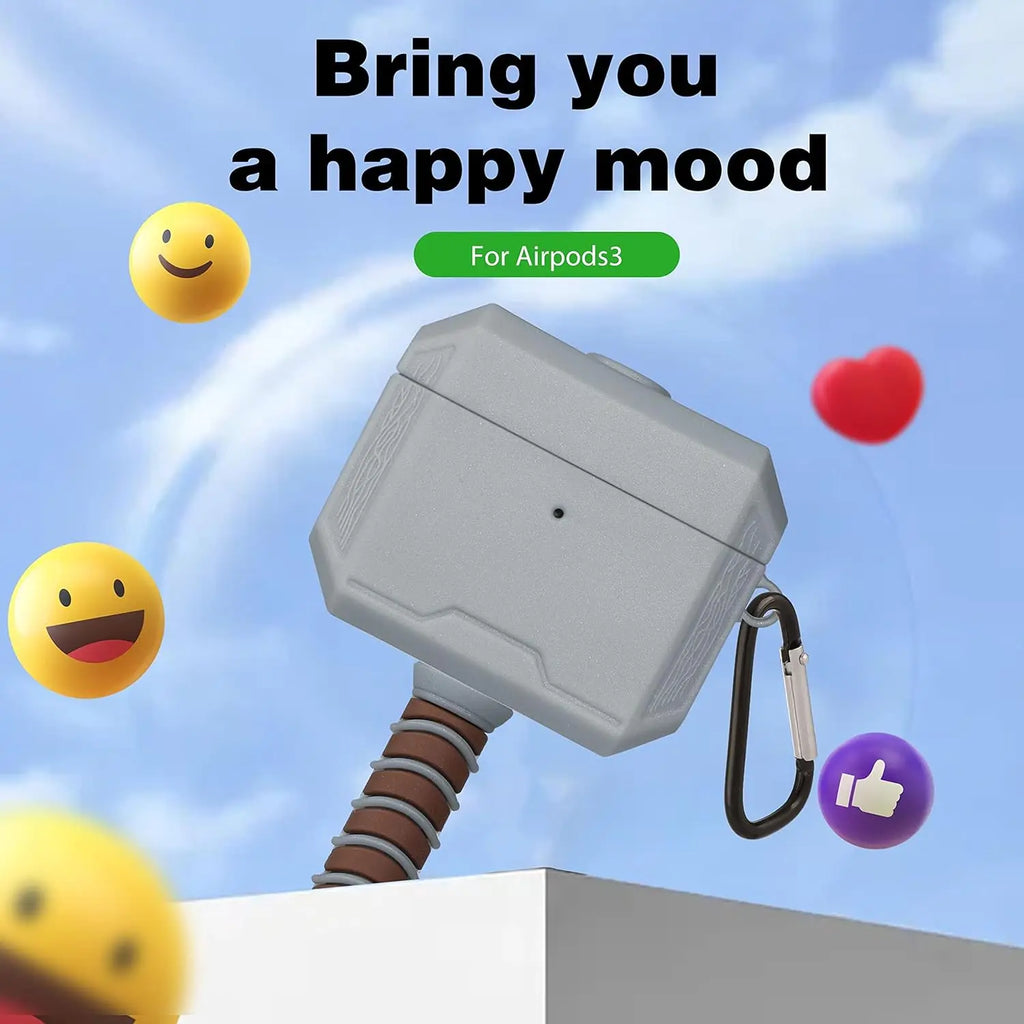 Thor Hammer AirPods Case Silicone