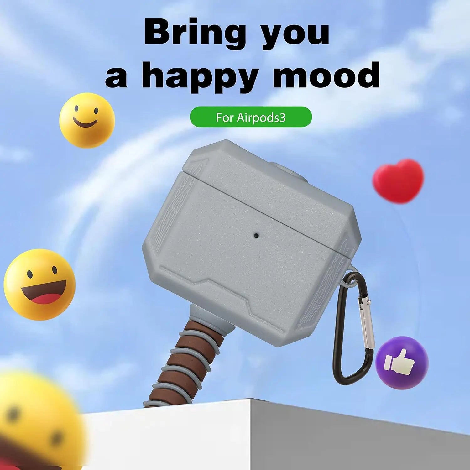 Thor Hammer AirPods Case Silicone