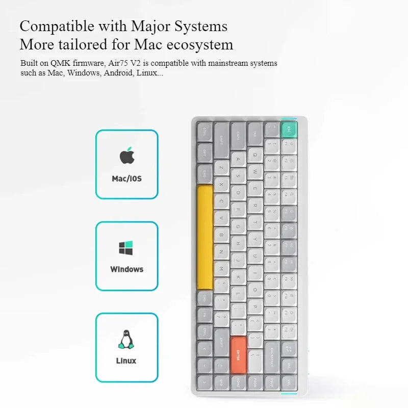 NuPhy Air75 V2 Low-Profile Mechanical Keyboard