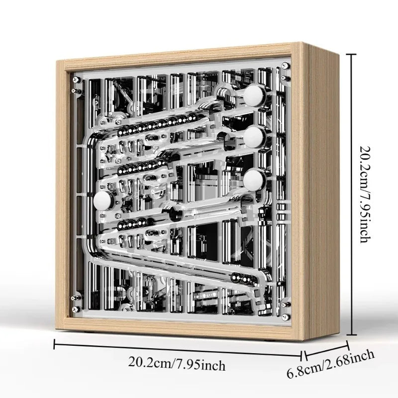 Rolling Ball Clock - Premium Brass Timepiece