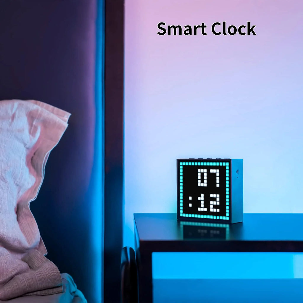 Divoom Timebox-Evo Pixel Art Speaker Display Alarm Clock Box