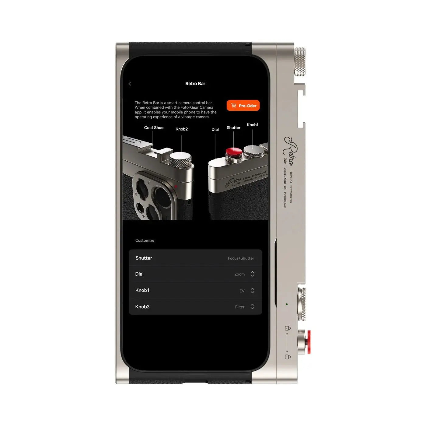 Fotorgear Retro Case Photography Kits for iPhone