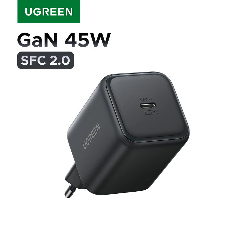 UGREEN 45W GaN Charger PD3.0 Fast Charger for iPhone