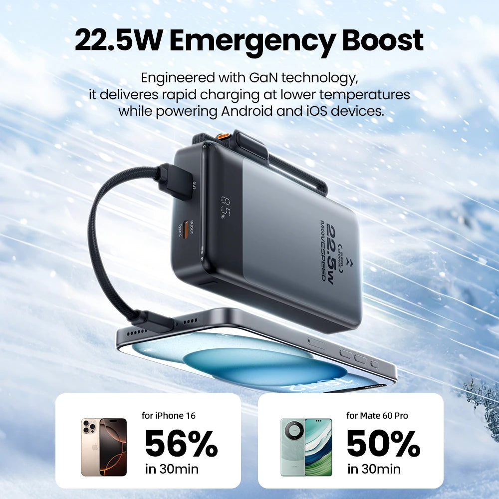 MOVESPEED Power Bank 10000mAh 22.5W Fast Charger