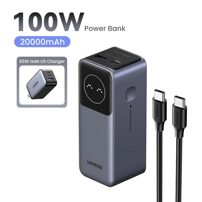 UGREEN Nexode Mini 100W 12000mAh Power Bank for iPhone