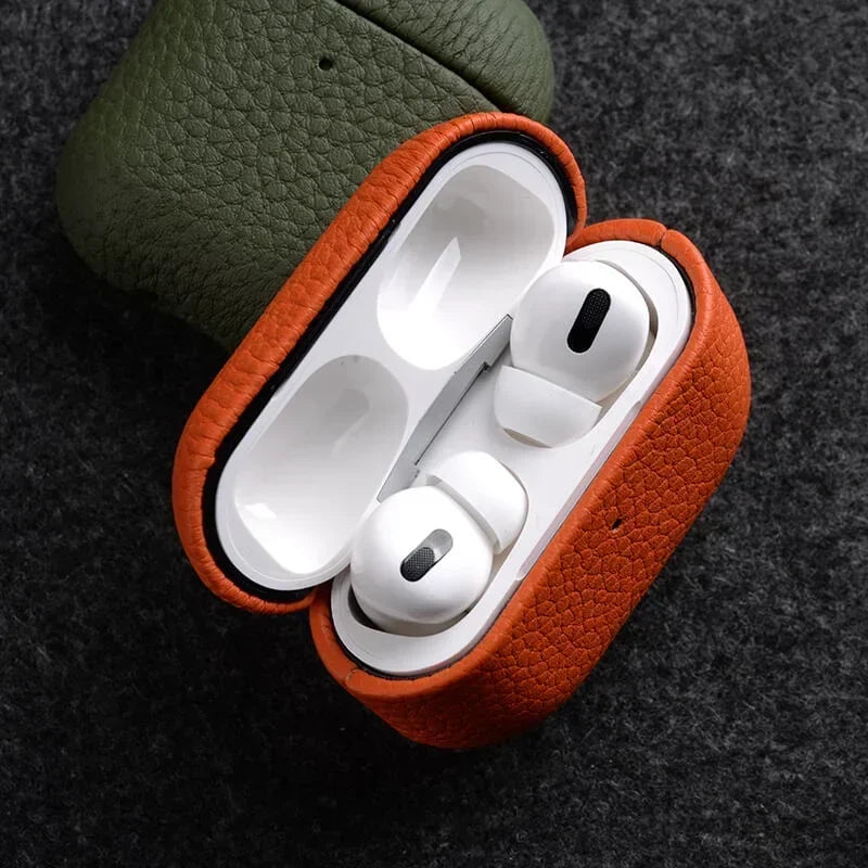 Premium Genuine Leather AirPods Case Melkco