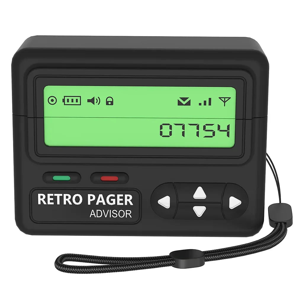 Retro Beeper AirPods Case 90s Pager Design
