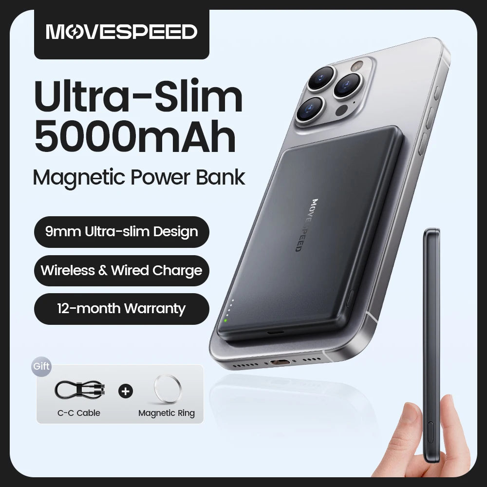 MOVESPEED Magsafe Power Bank Slim
