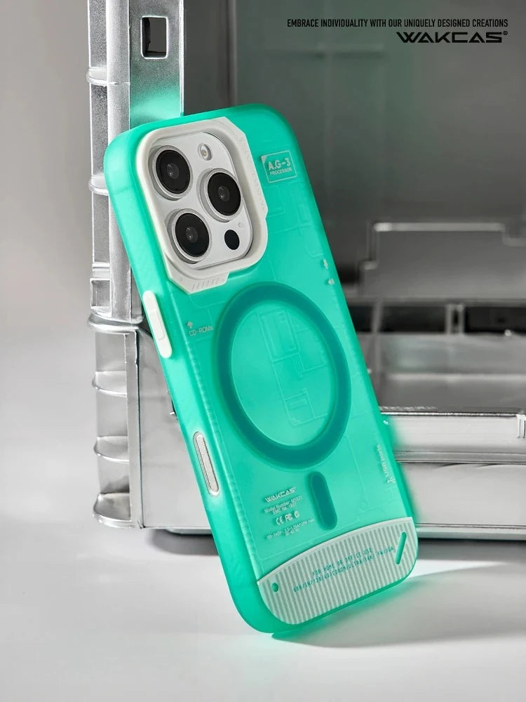 Wakcas Color Mechanical MagSafe iPhone Case | Matte Magnetic Protection