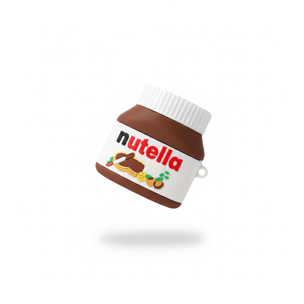 3D Nutella Bottle AirPods Case Silicone