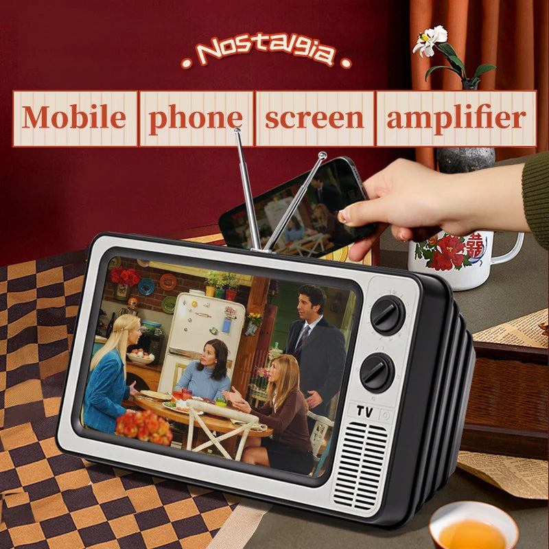 Retro TV Phone Screen Magnifier