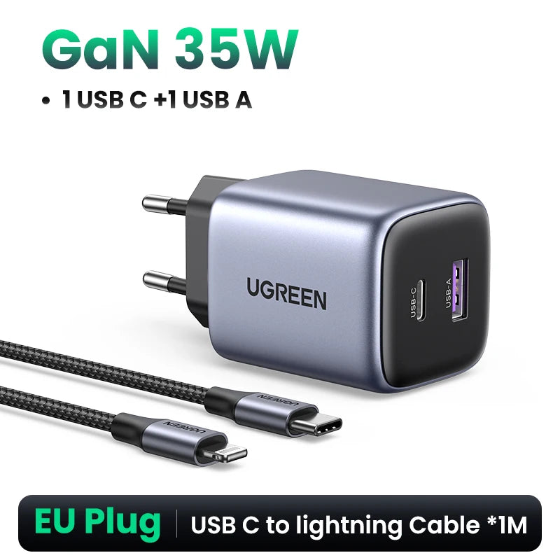 UGREEN GaN 35W Charger For iPhone