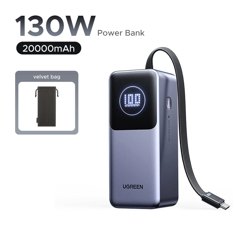 UGREEN Nexode Mini 100W 12000mAh Power Bank for iPhone