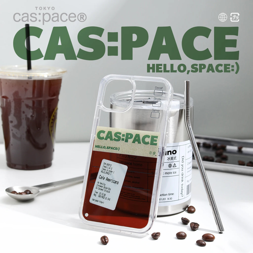 Cas:pace Liquid Coffee MagSafe iPhone Case | Dynamic Quicksand Effect