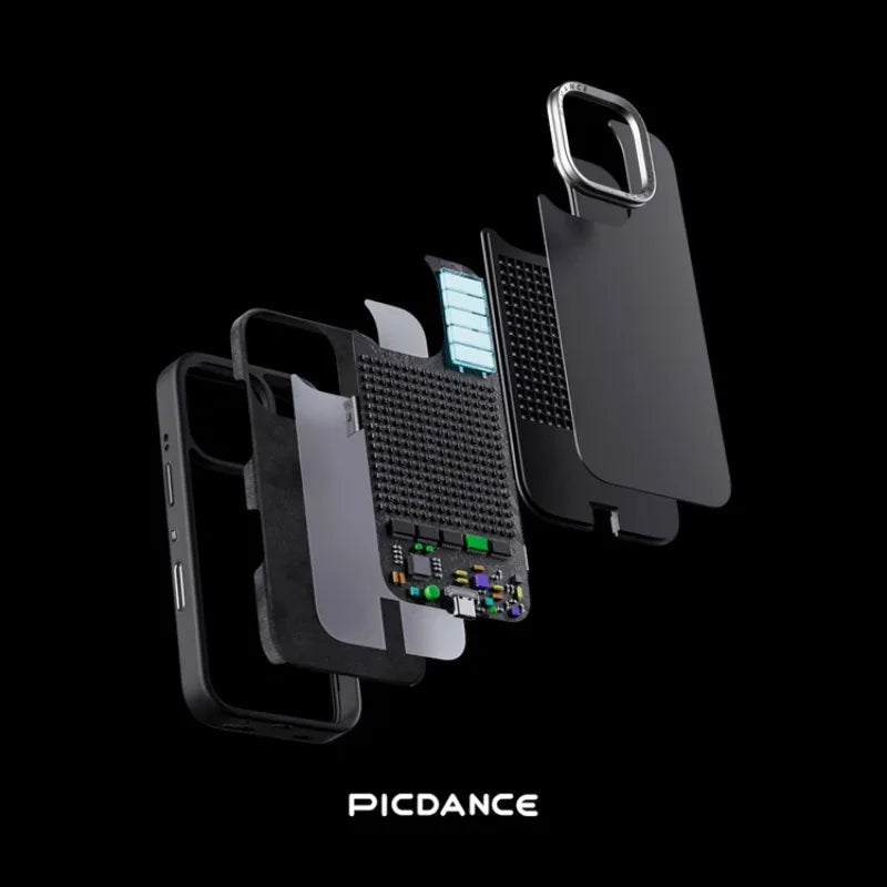 Picdance iPhone Case Creative Animated Electronic Pixel Customized