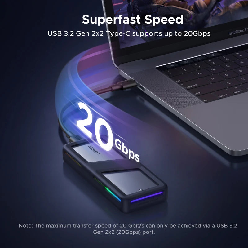 UGREEN 20Gbps M.2 SSD Case