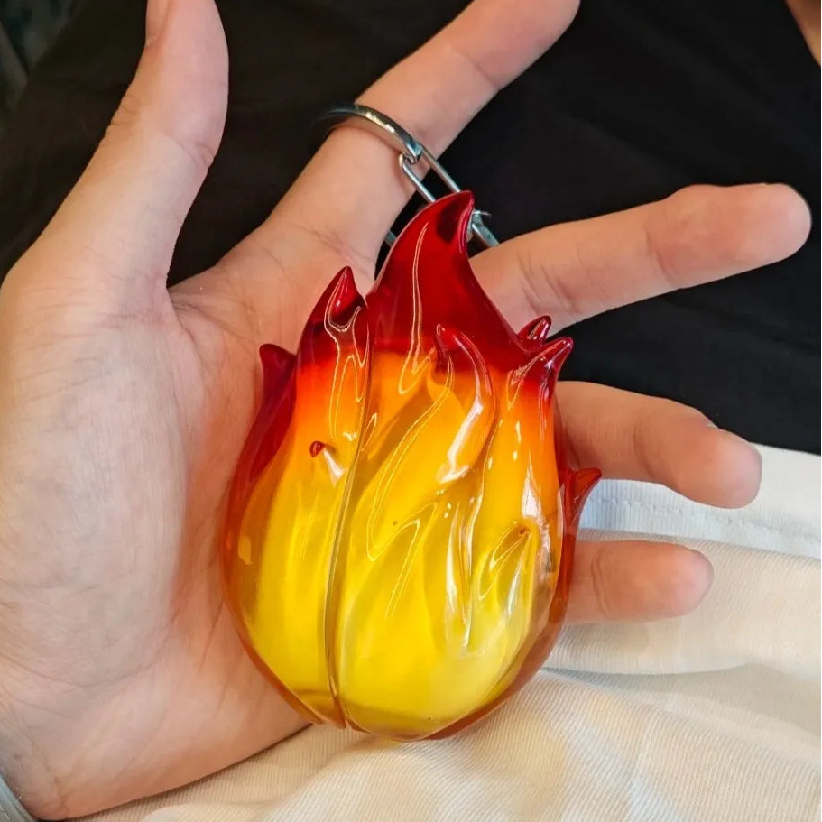 Flame AirPods Case 3D Resin Fire Design Protective Cover