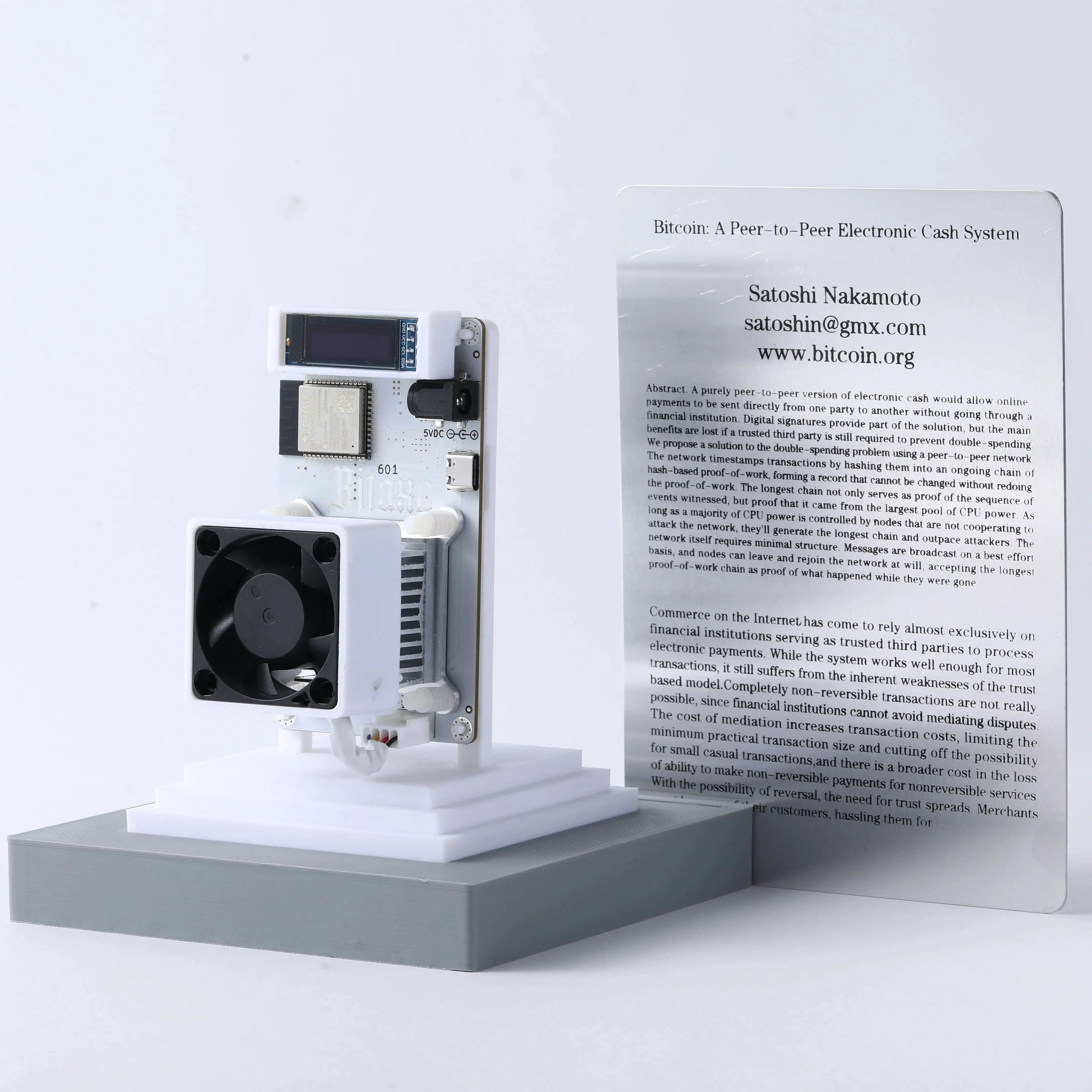 Bitaxe Gamma 601 Bitcoin Miner 1.2th/s 18W