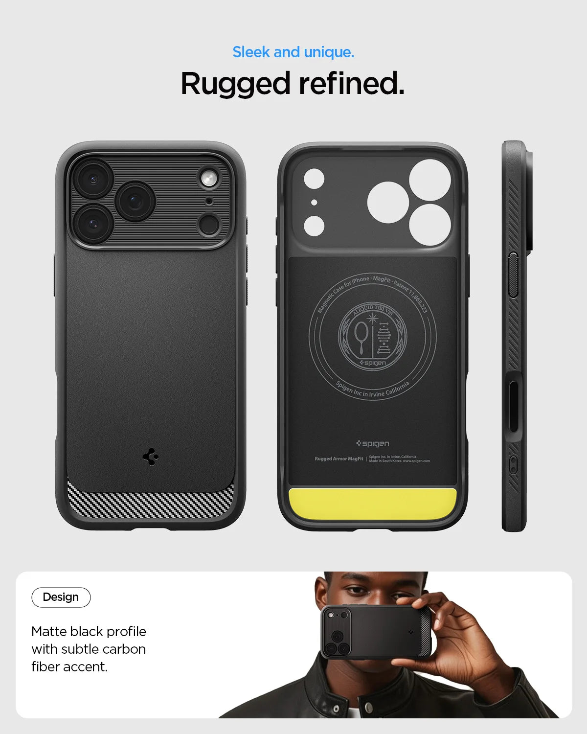 Spigen Rugged Armor MagFit iPhone Case for iPhone 17 Series