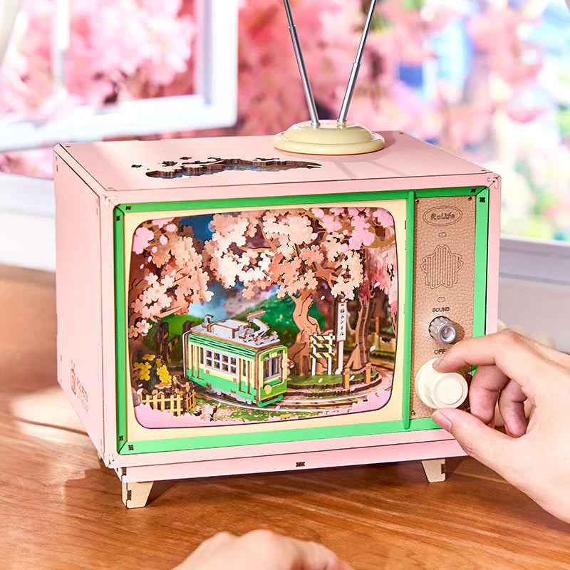 Rolife Sakura Dreamy Tour DIY Music Box 3D Wooden Puzzle