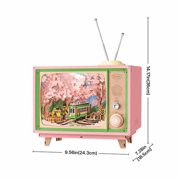 Rolife Sakura Dreamy Tour DIY Music Box 3D Wooden Puzzle