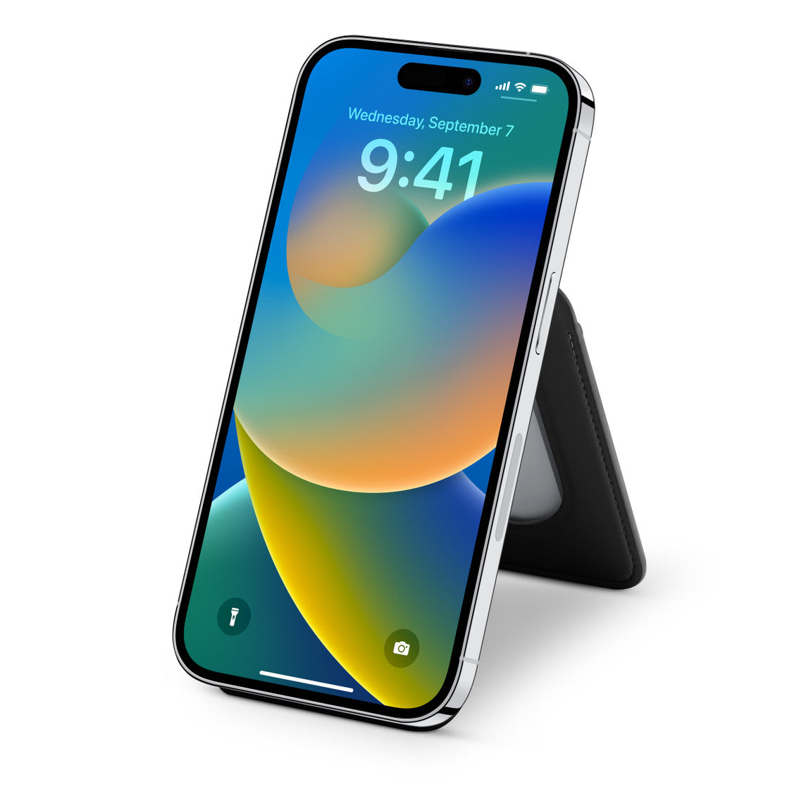 MagSafe Magnetic Flip Wallet Leather Card Holder