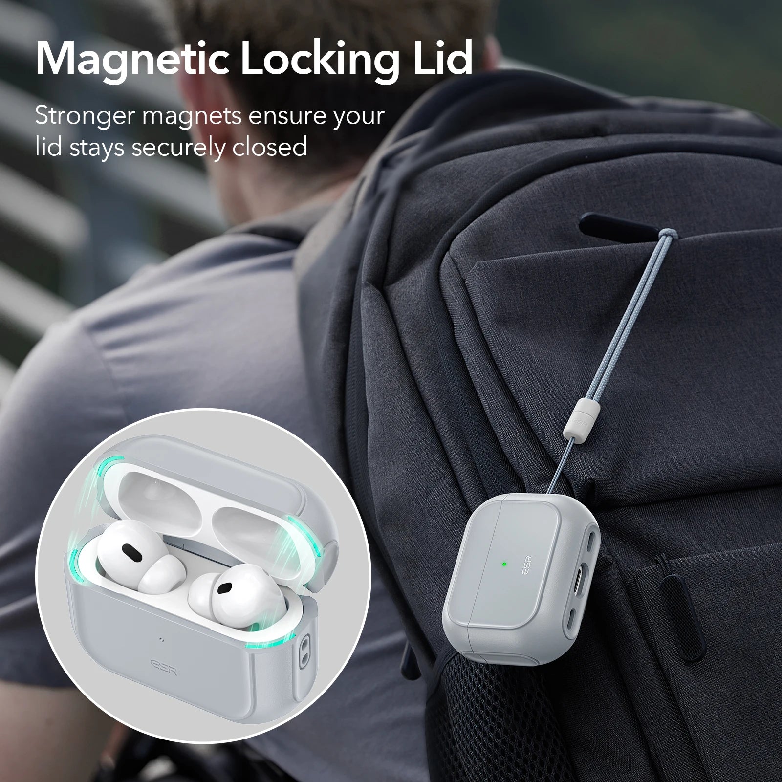 ESR for AirPods Pro Case with Lanyard Compatible