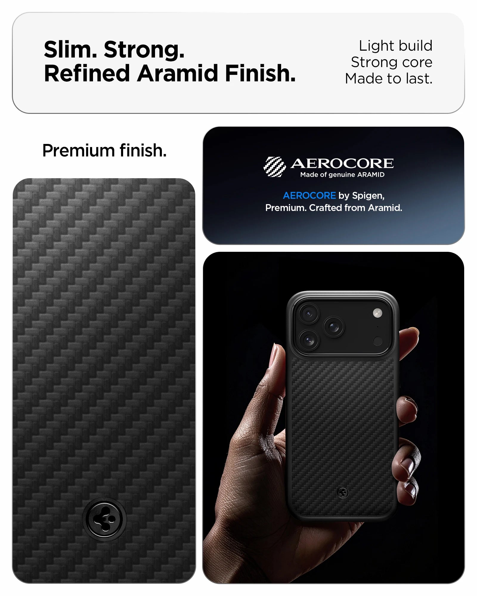 Spigen Enzo Aramid T MagFit iPhone Case for iPhone 17 Pro Max/Pro