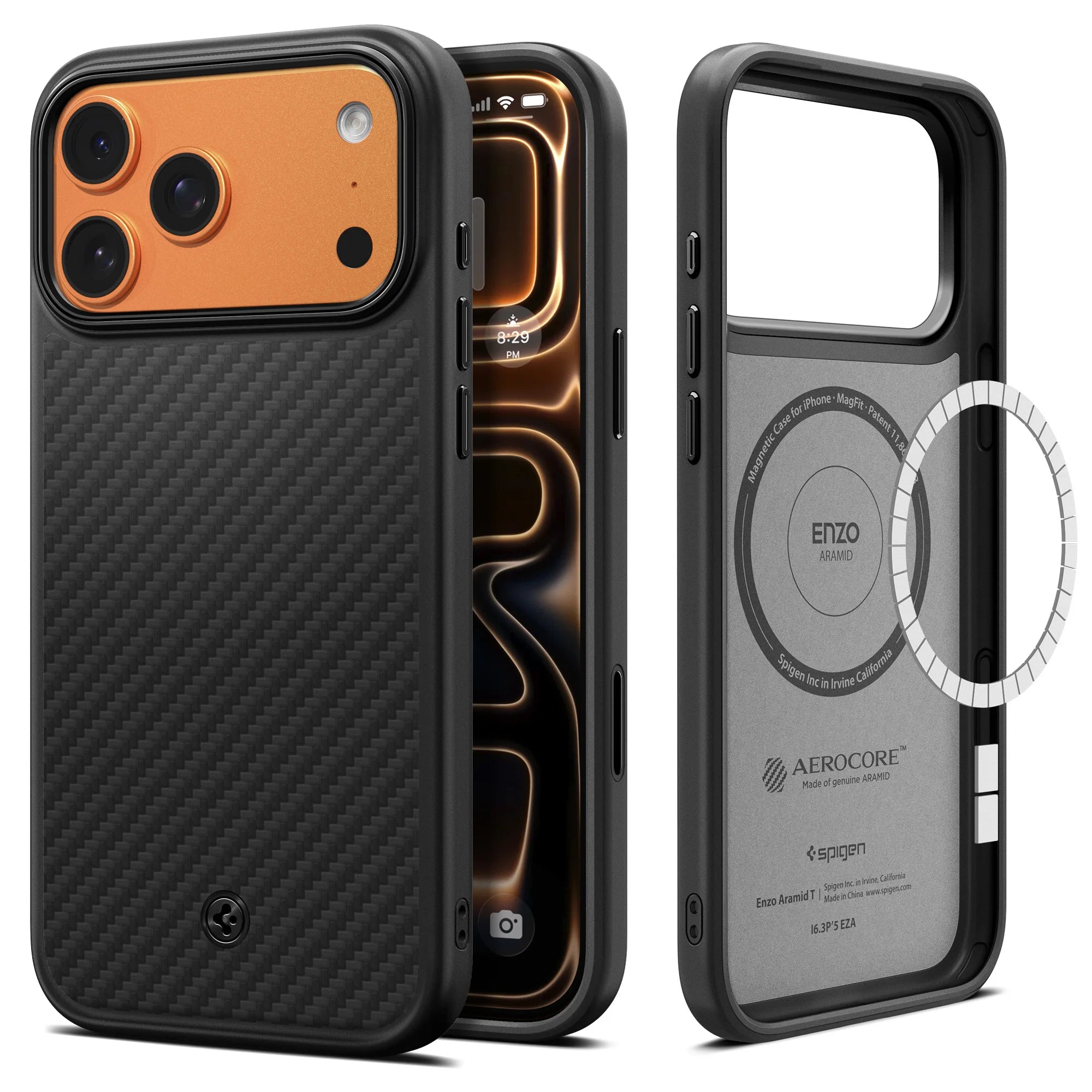 Spigen Enzo Aramid T MagFit iPhone Case for iPhone 17 Pro Max/Pro
