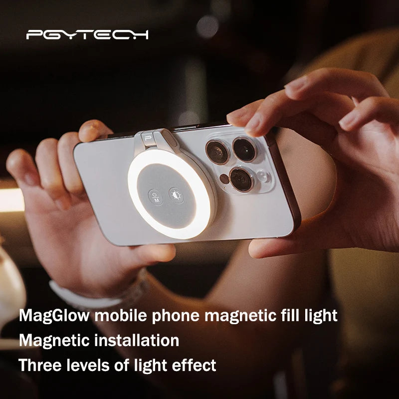 PGYTECH mobiler Kamera-Controller, magnetisches Fülllicht, MagCam Bluetooth-Fernbedienungskamera