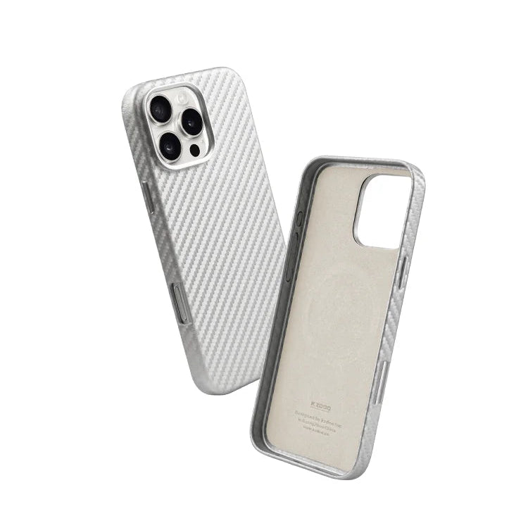 KZDOO Mag Noble Collection Carbon Pattern Case for iPhone 16 Series