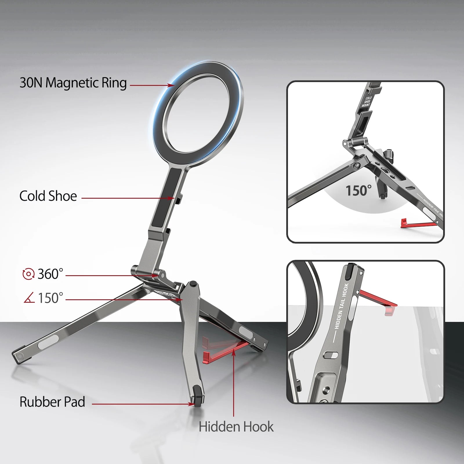 Camolo Foldable Magsafe Pocket Phone Tripod Lightweight