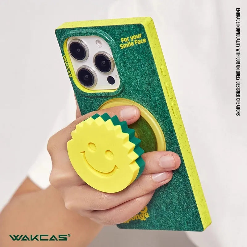 Wakcas Cleaning Foam iPhone Case