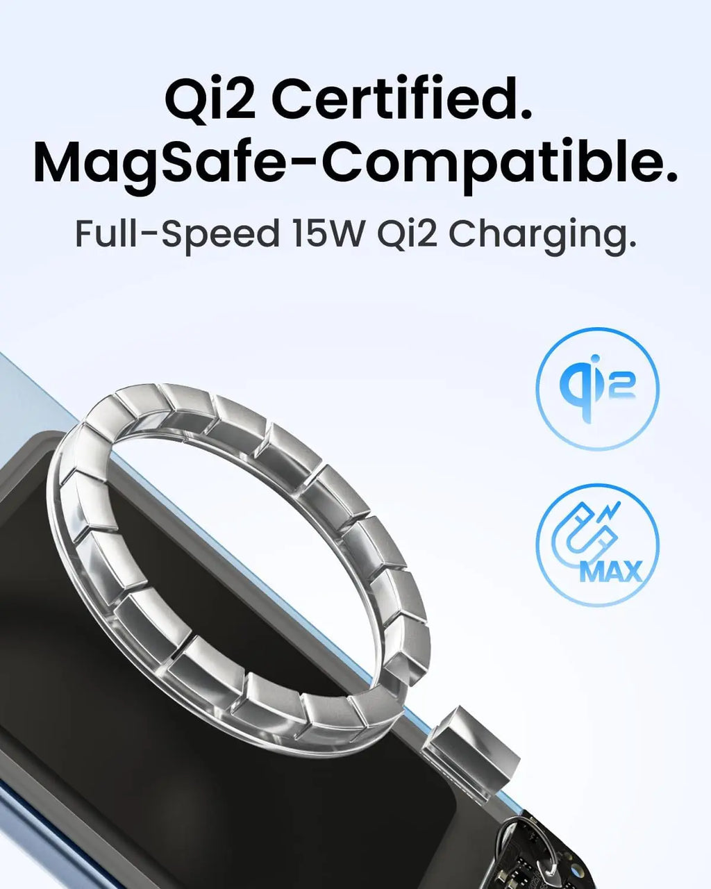SHARGE AeroMag Magsafe Power Bank Slim Qi2