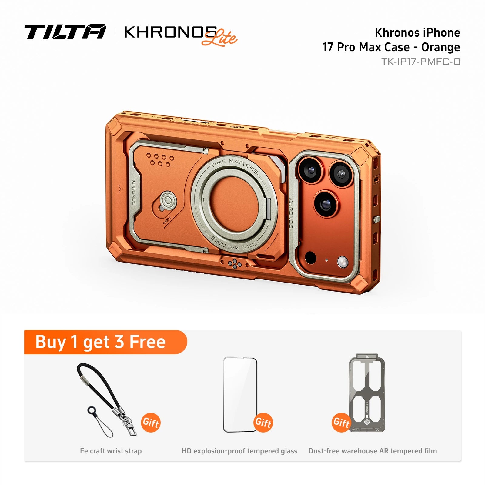 TILTA Khronos Classic Cage Kit for iPhone 17 Pro/Max Case
