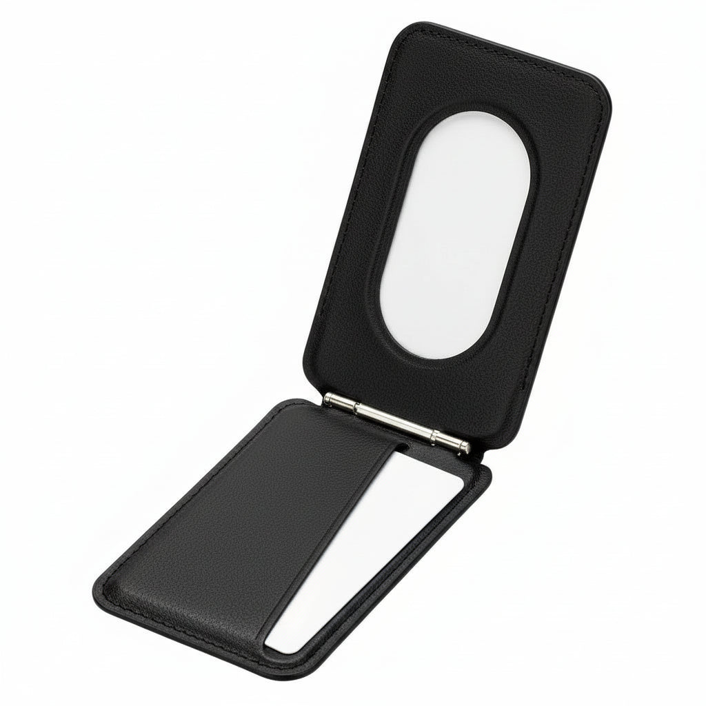 MagSafe Magnetic Flip Wallet Leather Card Holder