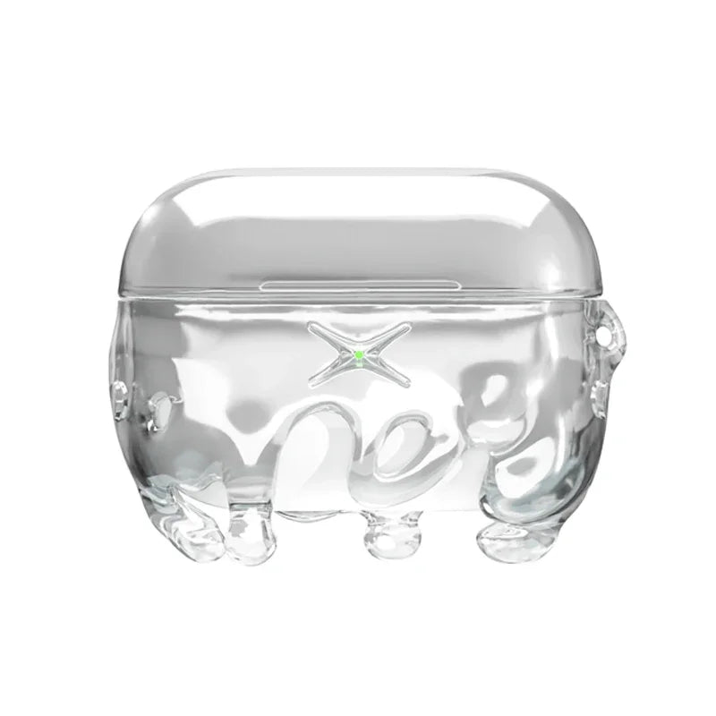 Art Water Droplet AirPods Case Ornament Design Resin