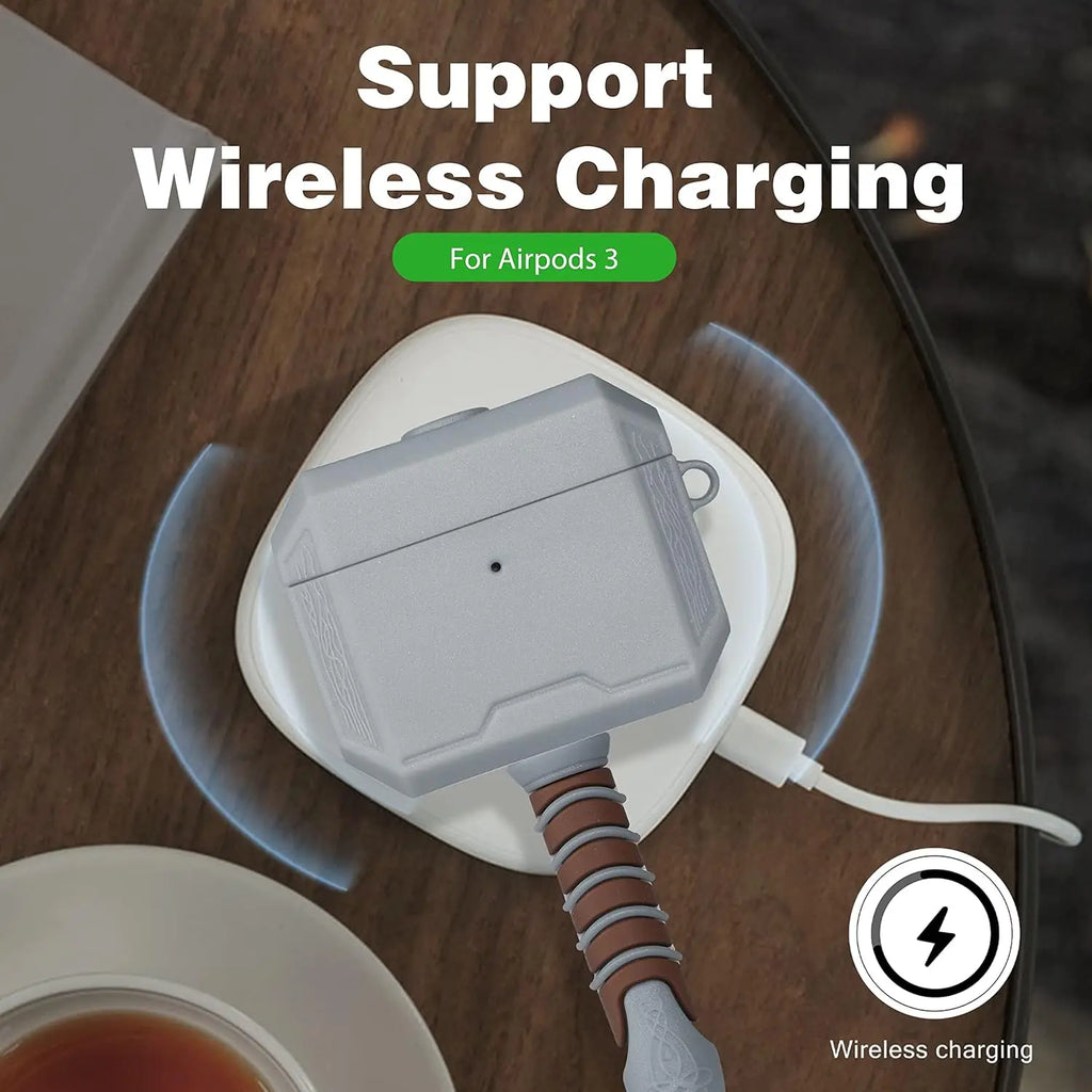 Thor Hammer AirPods Case Silicone