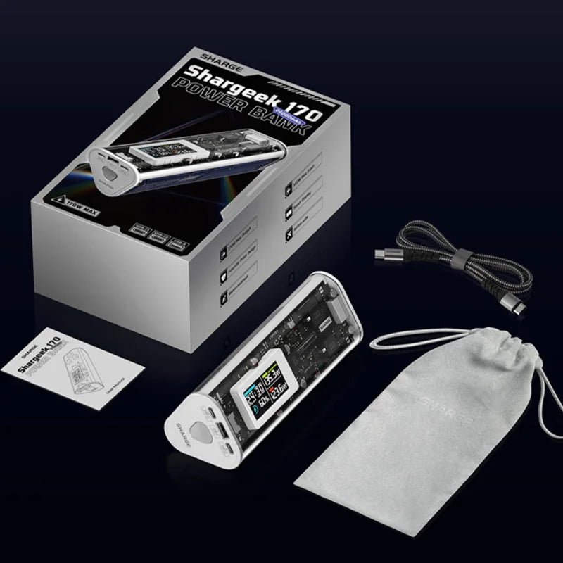 SHARGE 170 Power Bank 170W PD3.1 24000mAh