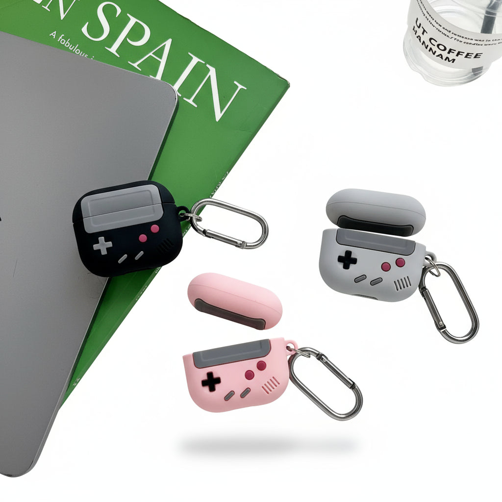 Retro Gameboy AirPods Case 3D Silicone