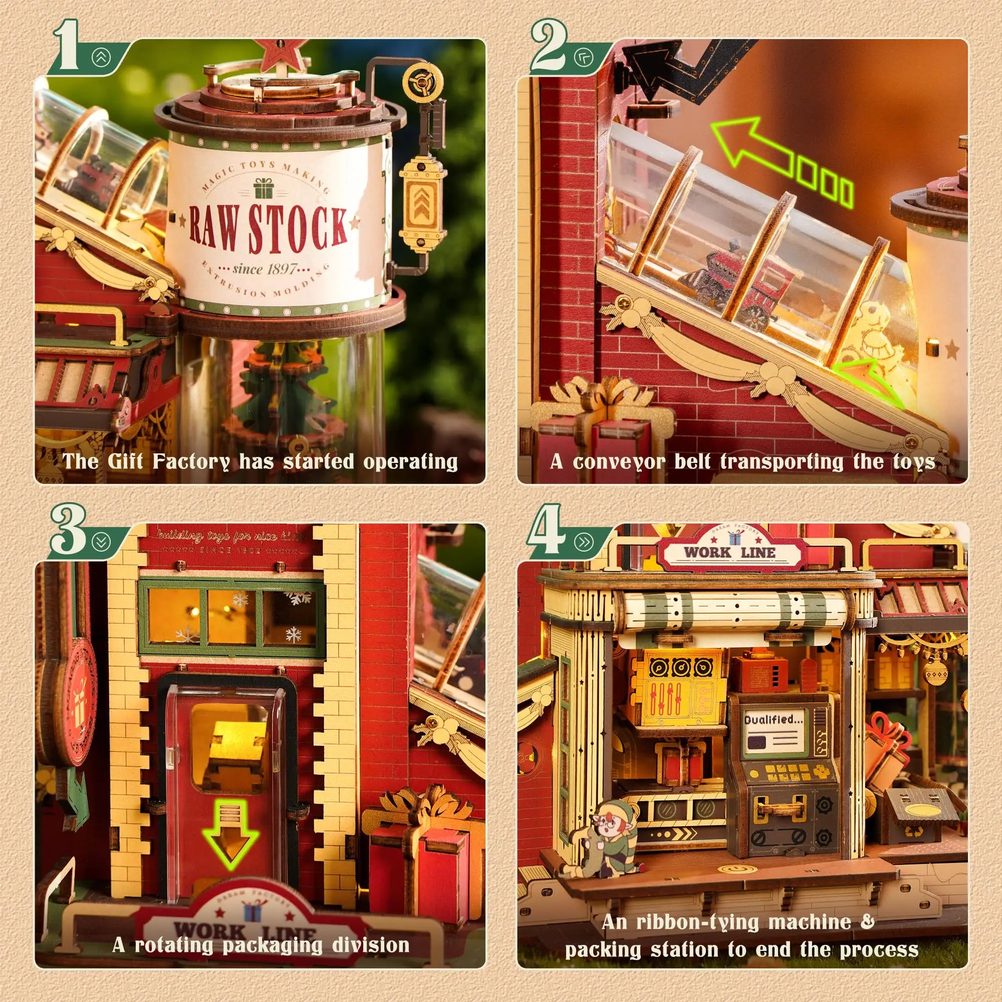 Dream Gift Factory Wooden Music Box